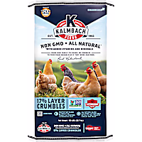 Kalmbach Feeds Non-GMO 17% Layer Crumbles for Chickens