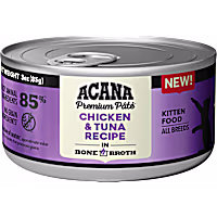 ACANA Premium Pate Kitten in Bone Broth Chicken + Tuna Recipe Wet Cat Food