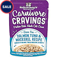 Stella & Chewy's Carnivore Cravings Protein Rich Meal or Topper Salmon, Tuna & Mackerel Recipe Wet Cat Food