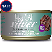 Tiki Cat Silver Tuna & Mackerel Seniors Wet Cat Food