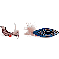 Reddy Organic Catnip-Filled Plush Bird Cat Toy Gift Set