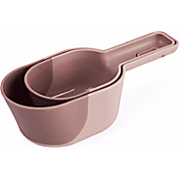 Reddy Pink 2-Piece Flexible Scoop Set for Dogs