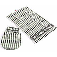 Reddy Green Drool Mitt & Towel Set for Dogs