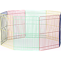 Prevue Pet Products Multi-Color Tall Small Animal Playpen 40092