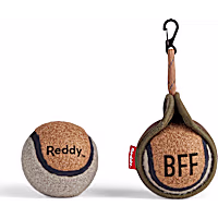 Reddy Tan On-the Go Ball with Holder Dog Toy