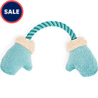 Petco Plush Rope 'n Mittens Dog Toy