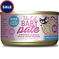 Tiki Cat Baby Chicken, Duck & Duck Liver Pate Wet Cat Food