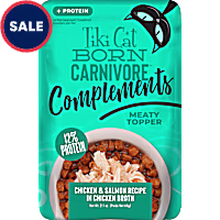 Tiki Cat Born Carnivore Complements Chicken & Salmon Wet Cat Food Topper