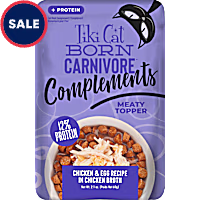 Tiki Cat Born Carnivore Complements Chicken & Egg Wet Cat Food Topper