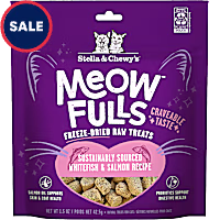 Stella & Chewy's Meowfulls Whitefish & Salmon Recipe Freeze Dried Cat Treats