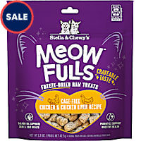 Stella & Chewy's Meowfulls Chicken & Chicken Liver Recipe Freeze Dried Cat Treats