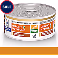 Hill's Prescription Diet c/d Multicare + Metabolic Vegetable & Chicken Stew Wet Cat Food