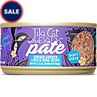 Tiki Cat After Dark Chicken Liver & Quail Recipe Soft Pate Wet Cat Food