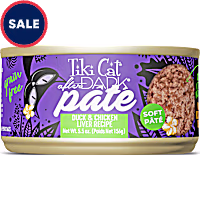 Tiki Cat After Dark Duck & Chicken Liver Recipe Soft Pate Wet Cat Food