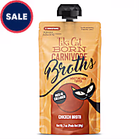 Tiki Cat Born Carnivore Broths, Chicken Broth Spout Pouch Cat Food