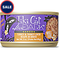 Tiki Cat After Dark Turkey & Turkey Liver Shreds Wet Cat Food