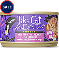 Tiki Cat After Dark Rabbit & Chicken Liver Shreds Wet Cat Food
