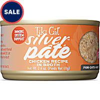 Tiki Cat Silver Chicken Recipe in Broth Pate Wet Cat Food
