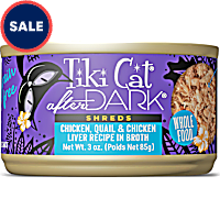 Tiki Cat After Dark Quail & Chicken Liver Shreds Wet Cat Food