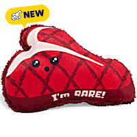 Petco Rare Steak Plush Dog Toy