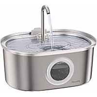 PawsPik SS-01 Stainless Steel Faucet-Design Cat Fountain