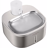PawsPik BOSS-01 Stainless Steel Rechargeable Battery Operated Cat & Small Dog Water Fountain