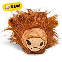 Petco Highland Cow Head Plush with Nylon Horns Dog Toy