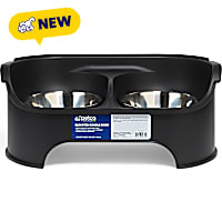 Petco Elevated Mess-Containing Double Diner Dog Bowl