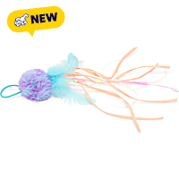 Petco Rafia Ball Mix & Match Cat Teaser Toy Attachment