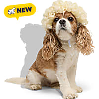 Petco Blonde Curly Wig Pet Costume Headpiece