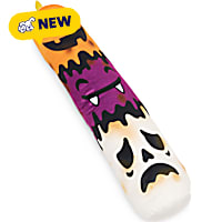Petco Halloween Scary Face Popsicle Extra-Long Plush Dog Toy
