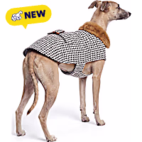 Reddy Houndstooth Cape Pet Jacket