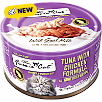 Fussie Cat Premium Tuna w/Chicken in Goat Milk Cat Food