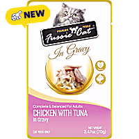 Fussie Cat Premium Chicken w/Tuna in Gravy Cat Food