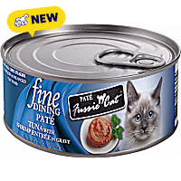 Fussie Cat Fine Dining Pate Tuna with Shrimp Entree Cat Food