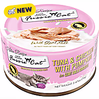 Fussie Cat Mousse Tuna & Chicken w/ Pumpkin in Goat Milk Mousse Kitten Food