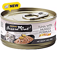 Fussie Cat Premium Tuna with Mussels Formula in Aspic Cat Food