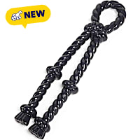 Petco Charcoal Grey Dual Tug TPR Dog Toy