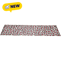 Petco Pink Cheetah Washable Runner Rug