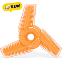 Petco Orange Dual Layer Spiral Tug Chew Dog Toy