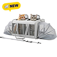 PawsPik Portable Dual-Pet Dog & Cat Carrier