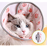 PawsPik Peach Adjustable Dog & Cat Recovery Soft-Cone