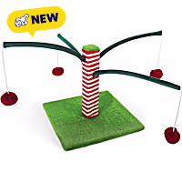 Prevue Pet Products Bouncy Elf Scratcher with Toys for Cats