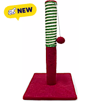Prevue Pet Products North Pole Cat Scratching Post with Toy