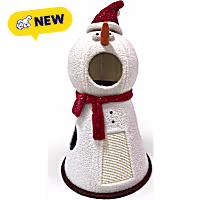 Prevue Pet Products Snowy's Hideaway Cave Cat Tree Condo with Hideaway