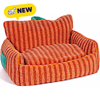 Prevue Pet Products Pouch Couch Striped Dog and Cat Bed