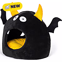 Prevue Pet Products Batty Cat Halloween Hideaway Cat Bed