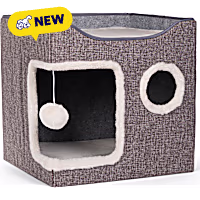 Prevue Pet Products Kitty's Getaway Cabana Cube Small Dog and Cat Bed