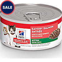 Hill's Science Diet Kitten Savory Salmon Entree Canned Wet Cat Food