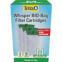 Tetra Whisper Bio-Bag Medium Disposable Filter Cartridges for Aquariums